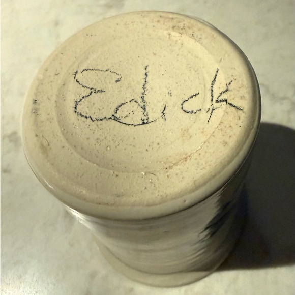 Hand Crafted Blue and Green Ceramic Set - Picture 9 of 12